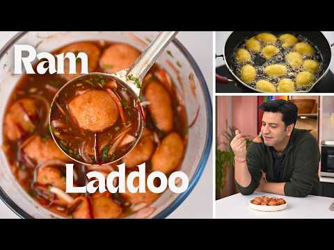 Amritsari Khatte Laddu Ki Chaat | खट्टे-मीठे-तीखे लड्डू | Indian Chaat | Street Food by Kunal Kapur