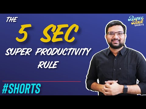 जो सोचो वो तुरंत कर दो | The 5 Second Super Productivity Rule | #shorts | WA on 8768-876-876 to join