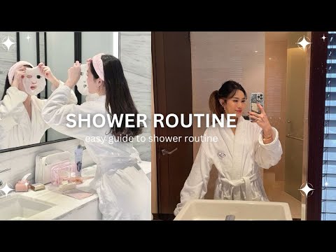 easy guide to a perfect shower routine 🚿 step-by-step