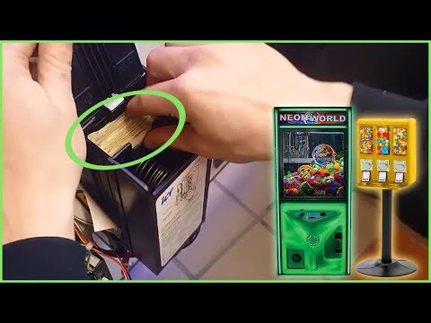 Pulling Money From Claw Machines & Candy Machines