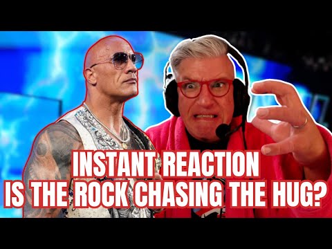 INSTANT REACTION: Is The Rock Chasing The Hug? | Busted Open