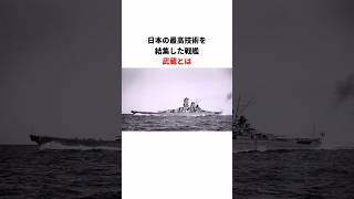 巨大戦艦大和の姉妹艦「武蔵」の生涯 #shorts