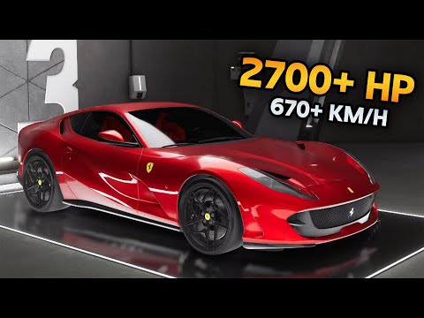 Test Drive Unlimited Solar Crown - Ferrari 812 Superfast Customization & Gameplay