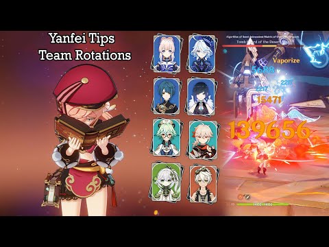 Quick Yanfei Guide, Vape, Tips and Team Rotations | Genshin Impact