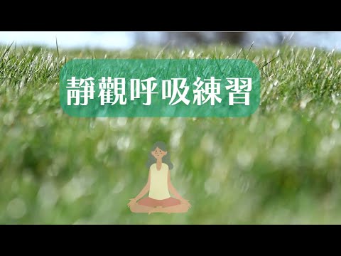 【家Channel 小練習】 家長小休時間 靜觀呼吸練習