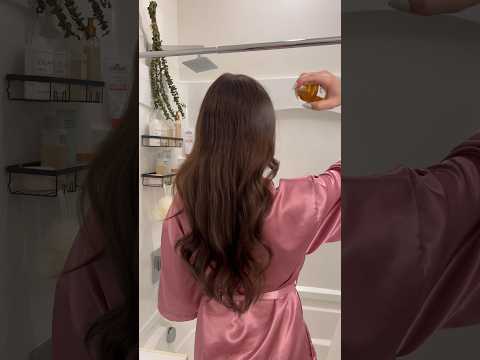 asmr hair care routine🎀🧼 #haircare #haircareroutine #aesthetic #selfcare #thatgirl