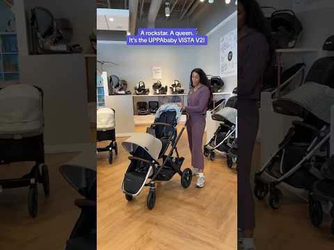 The QUEEN of all strollers! 👸😍 #shortvideo #short #shorts #babyproducts #uppababy #vista #stroller