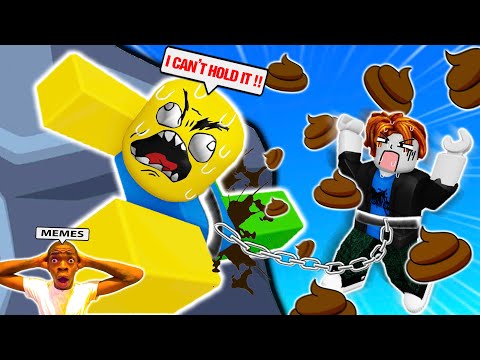 Roblox Funny Moments: NEED MORE POOP💩 ALL ENDINGS - Don't Poop Yourself at School (Roblox Obby)