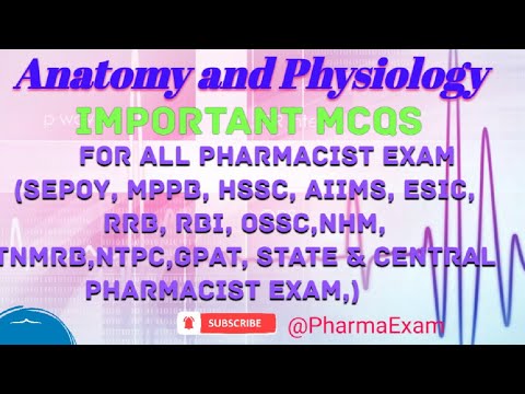 Human Anatomy and Physiology Mcq Important MCQs for Pharmacist exam #pharmacistexampreparation#gpat