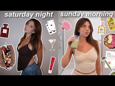 spend a WEEKEND w/ me! (going out sat night & recovering sun morning)