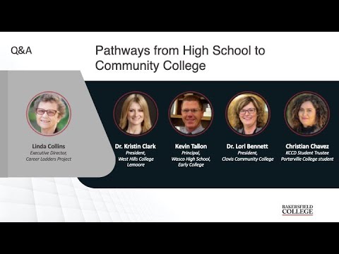 Panel 1: High School to Community College from BC's Intersegmental Pathways Symposium