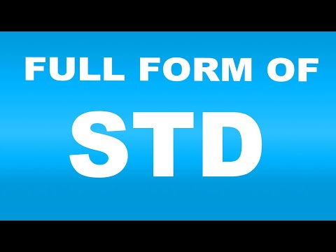 Full Form of STD| What is STD Full Form | STD Abbreviation