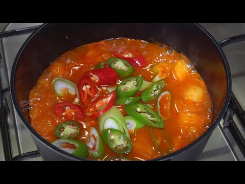 Spicy Tuna Stew Easy recipe [Gochujang Jjigae]