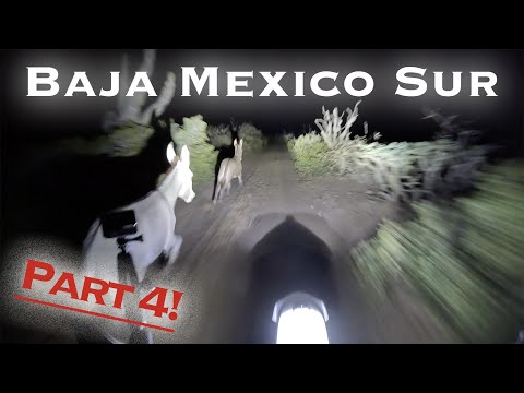 Motorcycling Mexico (Baja California Sur Part 4) Sea of Cortez to Pacific Ocean off road! (Ep 6)