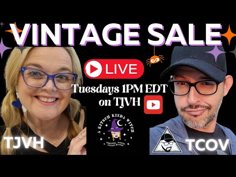 Vintage Sale Tuesday Live Sale: Thrifter Junker Vintage Hunter & The Cult Of Vintage