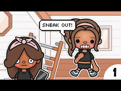 Sneaking Out With My BEST FRIEND! *GOT IN TROUBLE* || With Voices || Toca Life World Roleplay