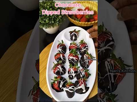 Chocolate Covered Strawberries 🍓🍫 Children's Day Spl | Dessert  #Shorts #ytshorts #strawberry #viral