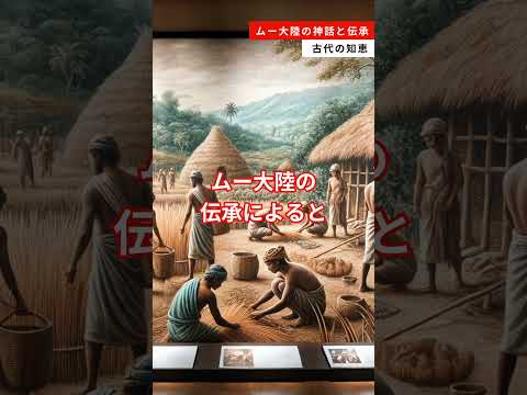 4.ムー大陸の神話と伝承：古代の知恵 #雑学 #ムー大陸