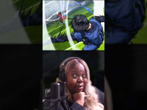 Isagi scores his first goal #BlueLock Episode 5 #anime #reaction