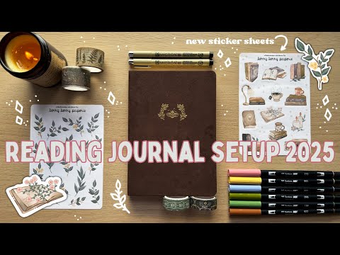 2025 Reading Journal Setup