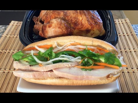 Rotisserie Chicken Banh Mi-How To Make Vietnamese Sandwich Quick Recipes Asian Food