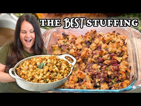 The BEST Stuffing you'll ever eat! | 4 EASY Stuffing Recipes | Homemade Stuffing