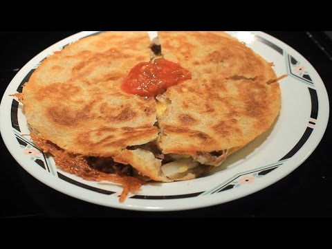 Low Carb Beef Fajita Quesadilla ~ Easy ~ Yumm!