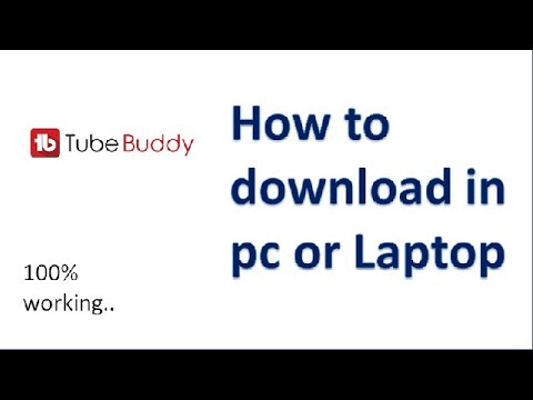 How to Download Tubebuddy Extension in pc or Laptop .