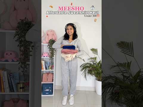 Meesho Sweatshirt Haul Under 300‼️ #shorts #meesho #meeshofinds #meeshohaul #sweatshirt #meeshoapp