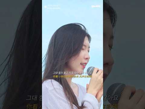 好甜！周深《小美满》韩语版 #cover #yangyang #洛山海边