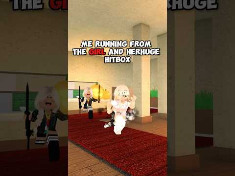 El hitbox en mm2☠️ #roblox #murdermystery2 #funnyvideos #mm2 #fyp #pov #real