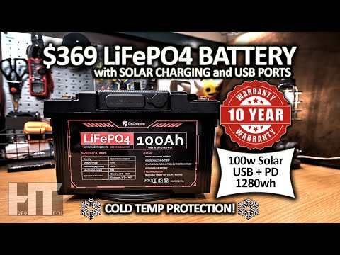 Dr. Prepare PowerMax 100Ah LiFePO4 Solar Power Station Lithium Battery Review