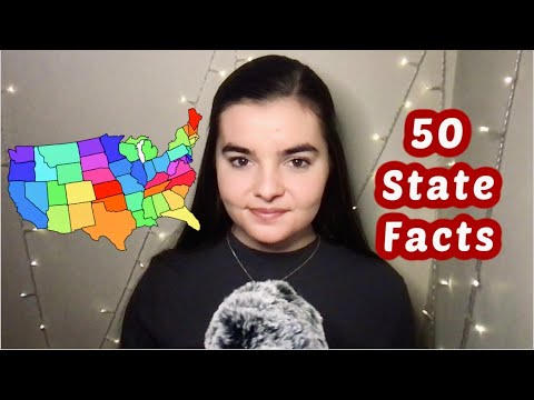 ASMR The Best Fact About Every U.S. State! | 50 Whispered Facts