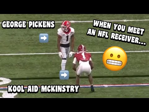 When Kool-Aid Mckinstry MET George Pickens! 🥵 2024 NFL Draft (WR Vs CB)