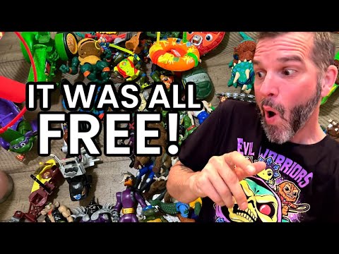 They Gave These RARE Vintage TMNT FIGURES Away For Free!