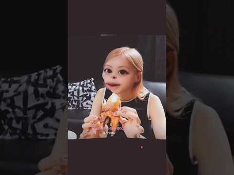 Rosie Posie eating crab meat 😆😆🤣 but in a funny way #fypシ゚viral