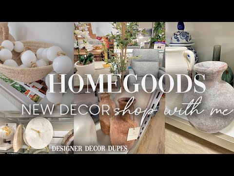 NEW 2024 HOOMEGOODS DECOR || SHOP WITH ME & HAUL DECORATING IDEAS || HIGH END DESIGNER DUPES