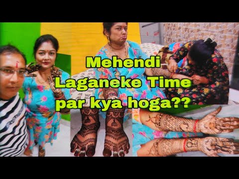 Vlog1034 👉 Mehendi Lagane ke Time par Kya hogaya????👉Maira Face kisliye pichak gaya😧😧😣😱😱😱