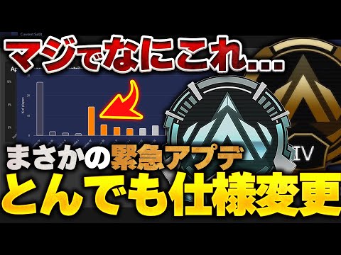 【上位〇%？】今、ゴルプラは実質●●帯です。 ランクに緊急アプデが入りました。 S20衝撃のランク分布！【APEX エーペックスレジェンズ】