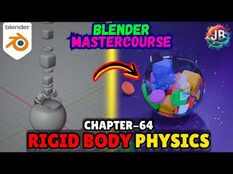 BLENDER MASTERCOURSE: Chapter-64: Rigid Body Physics