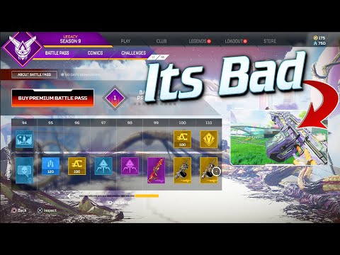 The Season 9 Battle Pass is TERRIBLE! (Apex Legends Update)