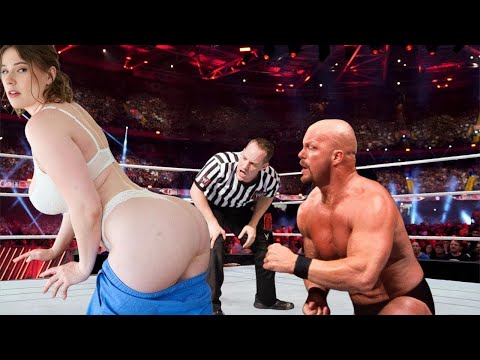 🔥"Stone Cold" Steve Austin vs. Rehana I WWE Elimination Chamber Full Match🔥