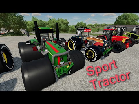 Realistic Tractor Transport on a Three-Story Wooden Carrier – Innovative Farming Machines