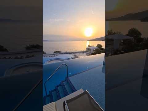 Sunset Swim-Up: TUI BLUE Adriatic Beach #shorts #croatia #makarska #sunset #sunsets  #vacation