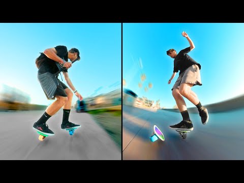 Smooth Cruising & Tricks on Freeskates!