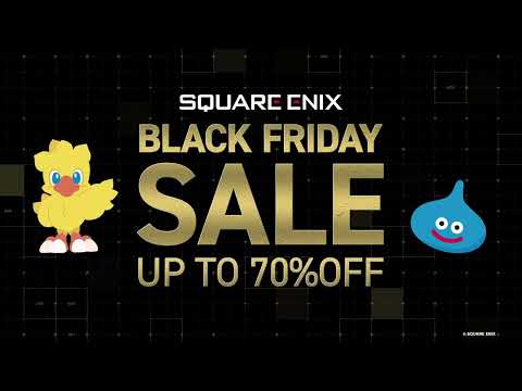 Get New Releases and Old Favorites for Less! SQUARE ENIX BLACK FRIDAY SALE UP TO 70%OFF!