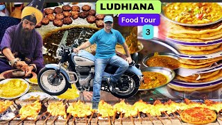 Ludhiana Street Food| Ep-3| Dara Singh wala Doodh| Tandoori Bhatura |Paalak Chaat |Taka Tak  Tikki