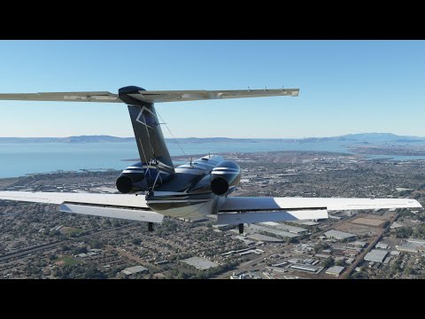 Flame Out on Final! WorkingTitle Citation CJ4 with PilotEdge Online ATC on MSFS (SNA-RNO-OAK)