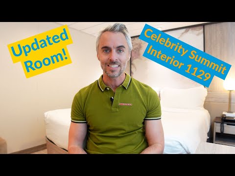 Celebrity Summit Interior Stateroom 11129 Full Room Tour - It's Beautiful!