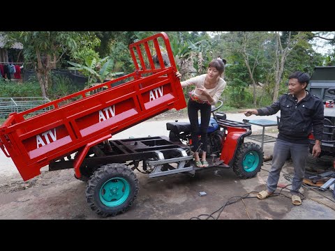 Buy a powerful 4-wheeled 1500$ car to transport goods - Surprised with the young man's homemade car